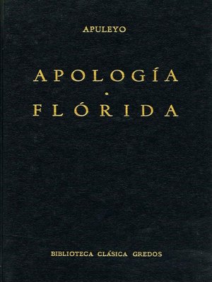 cover image of Apología. Flórida.
